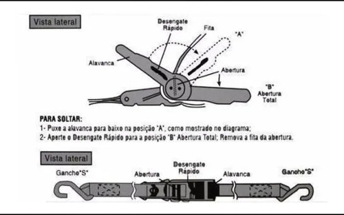 Imagem 10 de 10 de Jogo Com 4 Fitas Cintas Com Catracas