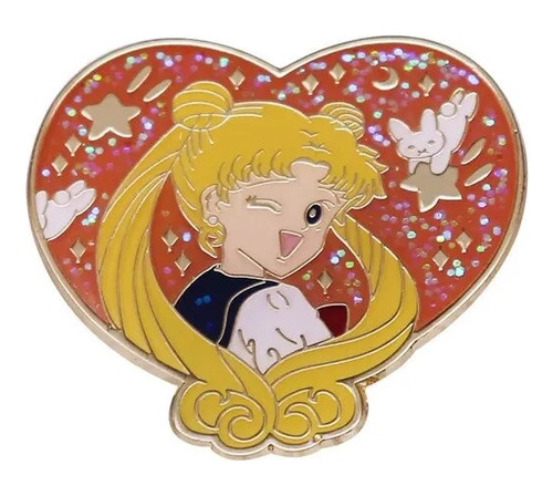 Pins De Serena Tsukino / Sailor Moon / Pines Metálicos