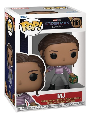Funko Pop! Mj Con La Caja 67609 De La Coleccion Spider Man No Way Home Marvel Figura De Accion #1161
