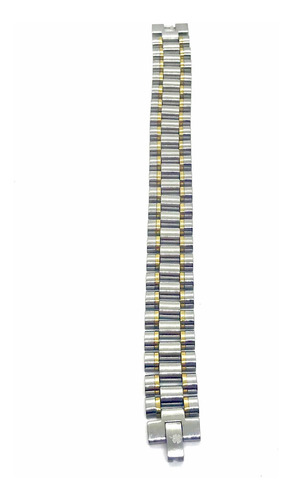 Imagen 3 de 7 de Pulsera De Acero Quirúrgico Combinado Unisex