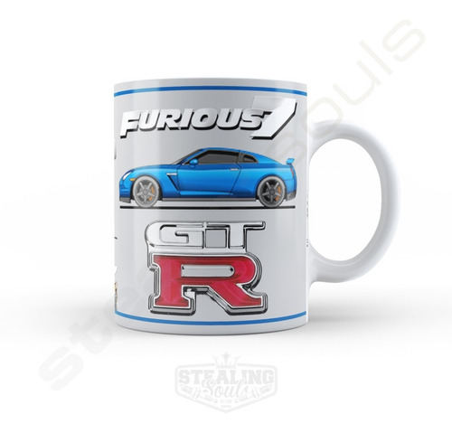 Taza | Fast Furious Rapido Furioso 7 | Nissan Gt-r R35 2012