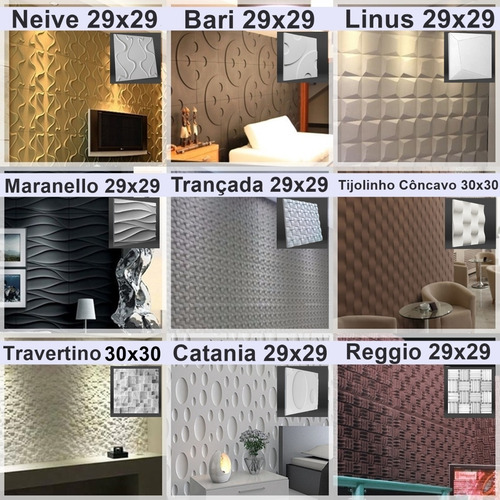Kit De Formas Pra Gesso 3d Cimentício Abs Moldes Placa Fdg