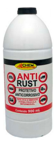 Anti Rust Anticorrosivo Impermeável Allchem 900ml 6 Unidades