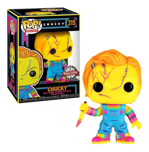 Chucky Funko Pop El Muñeco Diabolico Black Light