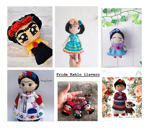 15 Patrones Frida Amigurumis Crochet X 15