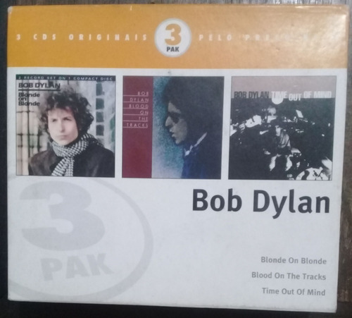 Box 3x Cd (m) Bob Dylan Blonde On Blood On The Tracks Time 