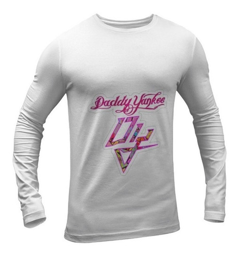 Polera Manga Larga Daddy Yankee Legenddady Reggaeton Pink