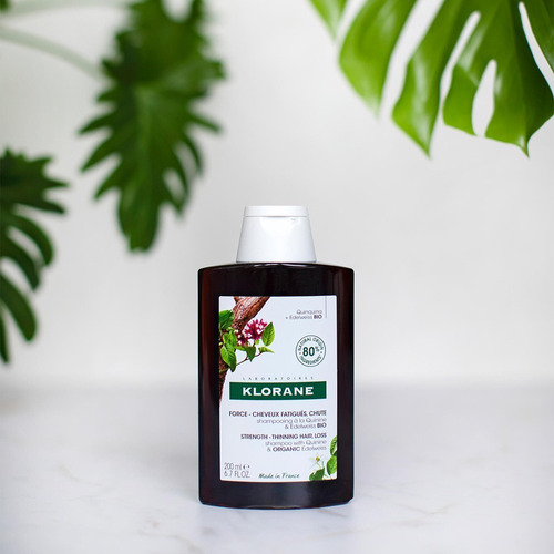 Shampoo Klorane Quinina en botella de 200mL por 1 unidad