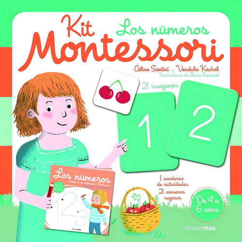 Kit Montessori. Los Nãâºmeros, De Santini, Céline., Vol. 1. Editorial Timun Mas Infantil, Tapa Blanda En Español