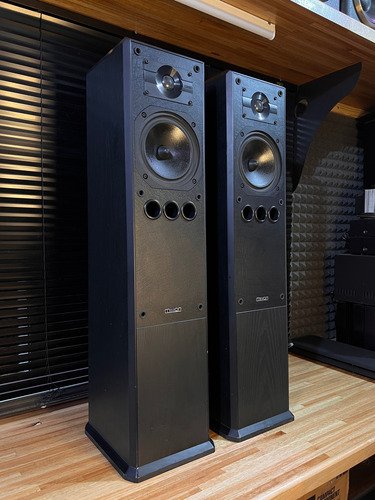 Hermosos Bafles Columnas Mission 752!!!!!!! Tbaudio Negro (Usado)