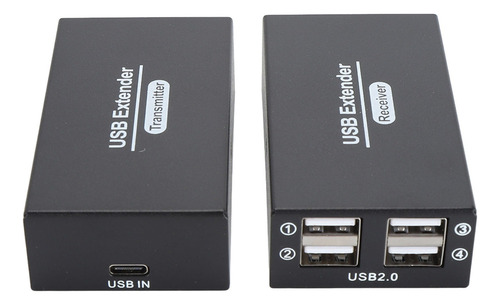 Extensor Usb 4 Hub Usb 2.0 De 262 Pés Em Ethernet Única Cat5
