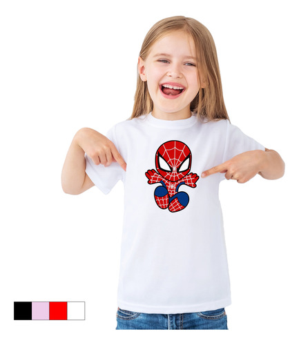 Playera Para Niño Y Niña Color Spidermaan #9