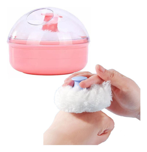 Baby Powder Puff, Funda Compacta Con Asa, Soft Powder Puff