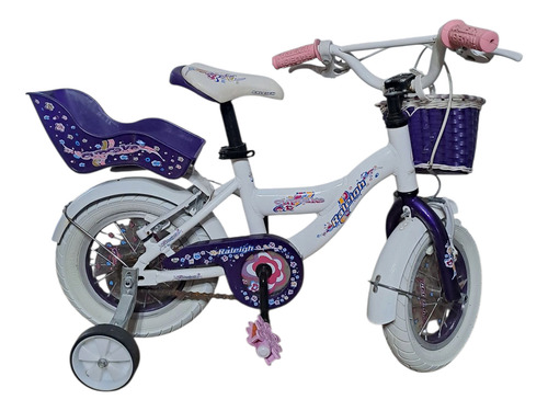 Bicicleta Nena Raleigh R12 Cupcake, Cuadro Aluminio, Impecab Violeta 12 " (Usado)