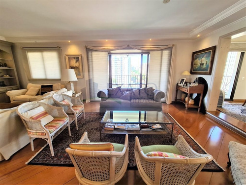 Imagem 5 de 15 de Maravilhoso Apartamento No Campo Belo Com 260m², 4 Suítes, 4 Vagas Mais Depósito E Lazer. - Em28042