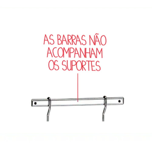 Imagem 2 de 2 de Suporte Papel Toalha Alumínio Filme Pvc P/ Barra De Cozinha