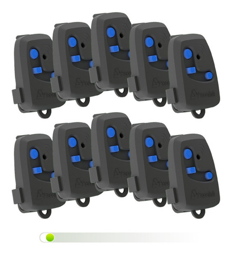 Imagem 1 de 6 de Kit C/10 Controles Remotos Para Portão Peccinin