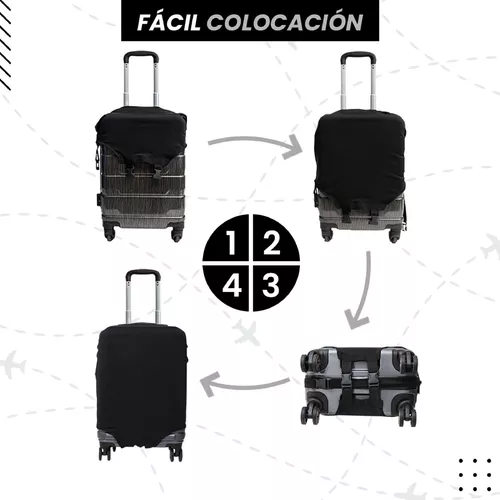 Funda protectora de equipaje para maleta con ruedas de moda de 18 a 28  pulgadas, funda elástica para bolsa de polvo, accesorios de viaje, Mode de  Mujer