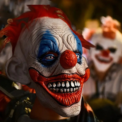 Broma Máscara De Payaso Funky Terror Hallowen Indigo72