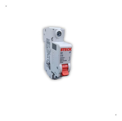 Disjuntor Steck Monopolar 32a Curva C Para Chuveiro 220v