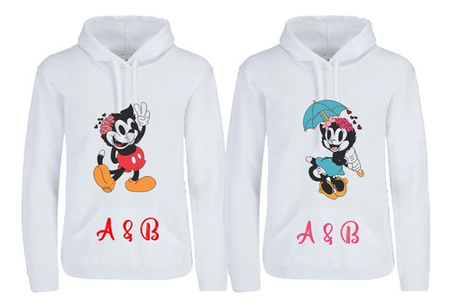 Sudadera Pareja Micky & Mimi Zombies