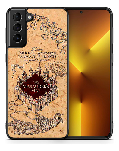 Funda Galaxy A21s Harry Potter Mapa De Marauder Tpu Uso Rudo