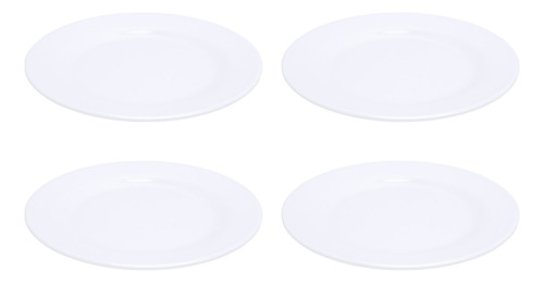 Juego De Platos Llanos De 9 Pulgadas, 4 Piezas, Platos Redon