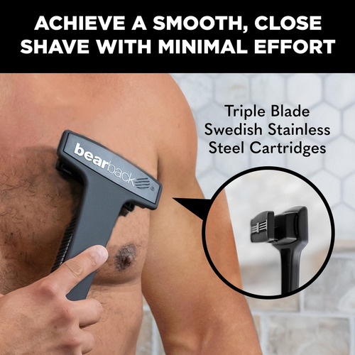 Máquina De Barbear Corporal E Traseira Bearback Para Homens