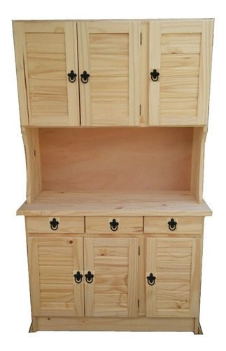 Imagen 5 de 10 de Alacena Pie 36 Prof Bargueño Mueble Cocina Aparador Modular