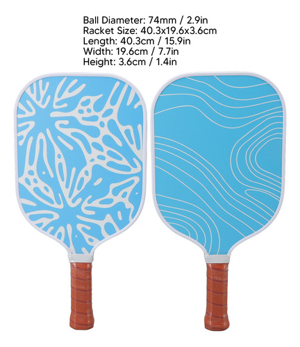 Juego De Raquetas De Pickleball, Palas Y Pelotas Portátiles