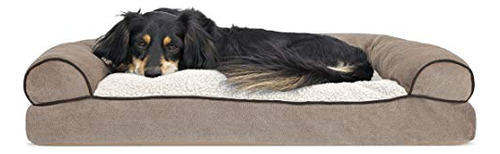 Furhaven - Cama Para Perros, Cojn De Almohada Tradicional S