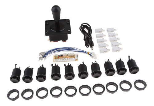 Imagen 1 de 6 de Zero Delay Usb A Joystick Negro