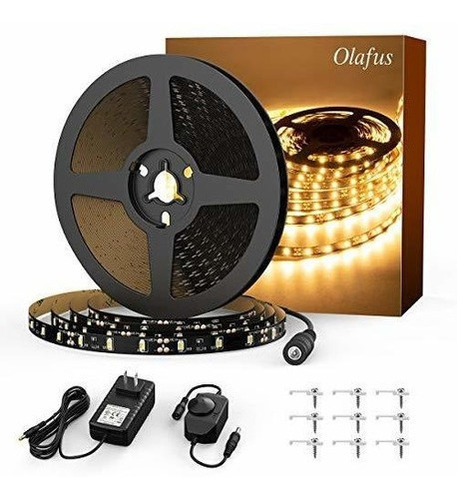 Olafus Kit De Tiras De Luces Led Regulables, 12 V Bajo Armar