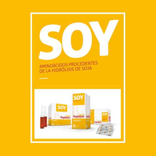 Linfar Peptonum Soy Soja Peptonas Órgano- Ampollas Sabor Soy Ampo