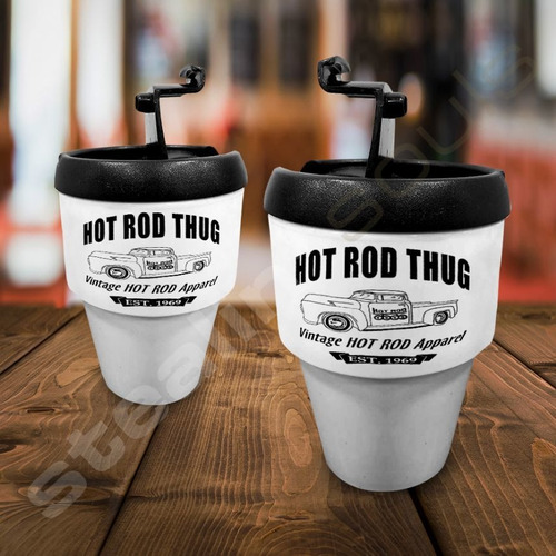 Vaso Termico Café | Hot Rod #051 | Rat Clay Smith Mooneyes