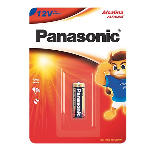 Pilha 12v 1 Panasonic Lrv081bt A23 Bateria Alcalina Unidade