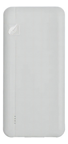 Power Bank 10,000 Mah Con 2 Puertos Usb Green Leaf Color Blanco