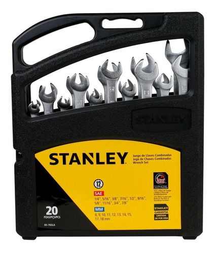 Juego De Llaves Combinadas Stanley 85783