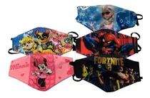 Comprar 3 Barbijo Tapa Boca Original Reutilizable Niños Lavable Tela