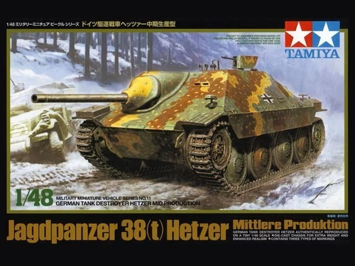 Tamiya Jagdpanzer 38(t) Hetzer  32511 1/48 Rdelhobby Mza  