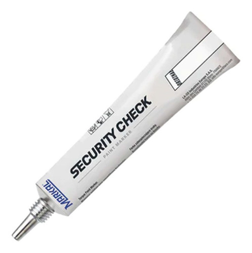 1 Marcador De Pintura Security Check Blanco Stm-96668