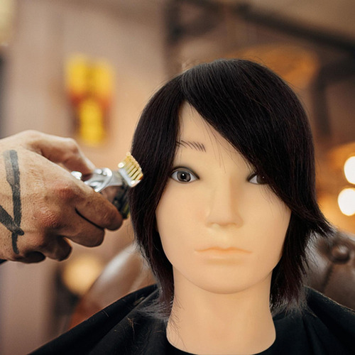 Cabeza De Maniquí De Cabello Masculino, Peluquería Cabeza