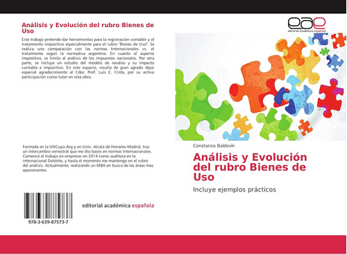 Libro: Análisis Y Evolución Del Rubro Bienes Uso: Incluye