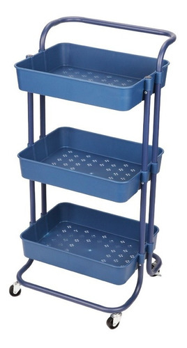 Imagen 2 de 6 de Carro Organizador Mueble Estante De Almacenamiento 3 Nivele