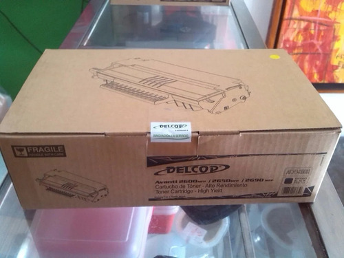 Recarga De Toner Delcop Avanti 2600/2650 Con Tarjeta Chip