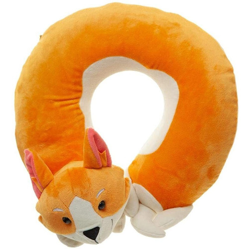 Almohada De Cuello De Espuma De Memoria De Viaje Corgi