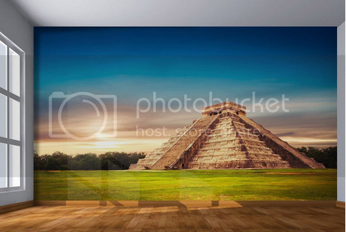 Adesivo 3d Hd Pirâmide Inca Maia América 2,5 X 2,5 Ntr111