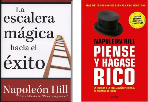 La Escalera Magica Hacia El Exito + Piense Y Hagase Rico- Nh