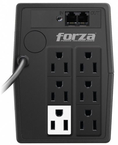 No Break Forza Nt-1011 1000va/500w Rj-11 32min 120v Color Negro