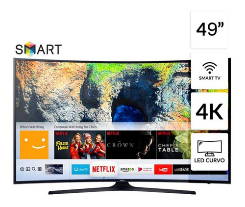 Smart Tv Curvo 49 4k Uhd Samsung